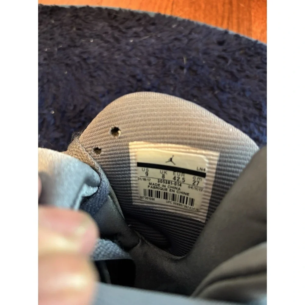 Jordan Air Jordan 8 Retro Cool Grey Suede High Top 2017 305381-014